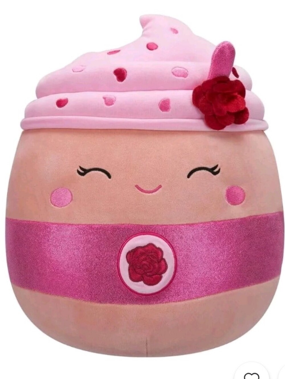 Squishmallows Hermia 14" Rosewater Latte Stuffed Toy Plush NWT